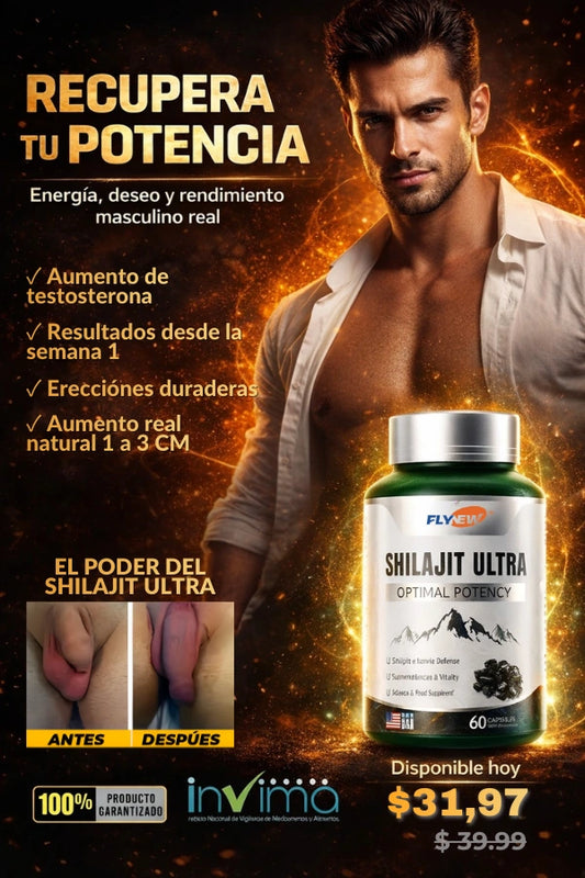 Shilajit Ultra® | Más grosor, más fuerza, más control.